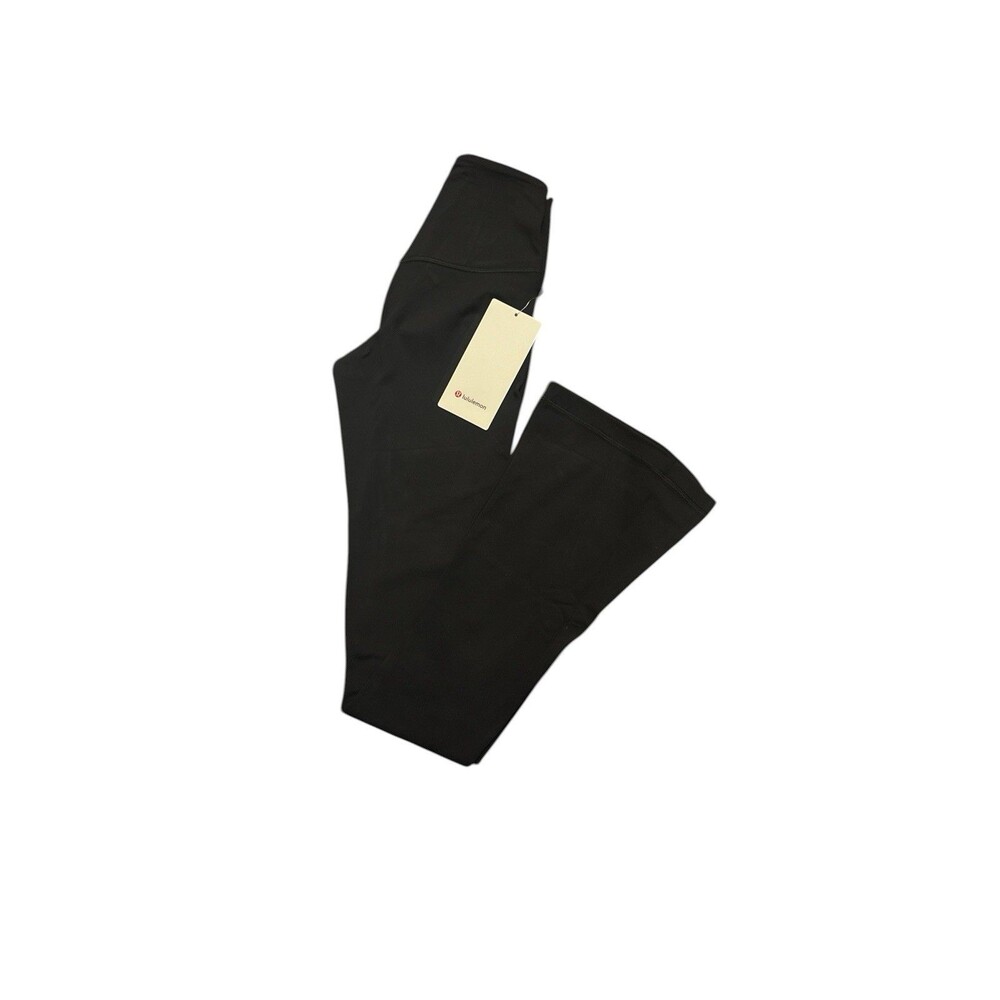 Lululemon Align High Rise Mini Flare Pant Regular Size 4 Color: Black New $128 - Picture 2 of 4
